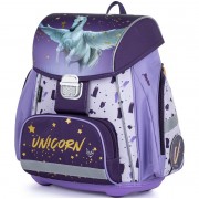 Oxybag PREMIUM Unicorn-pegas iskolai hátizsák és A4-es füzettartó box ajándékba