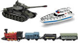 Tankok, hajók, vonatok