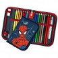 PREMIUM Spiderman iskolatáska 4db. készlet és A4-es füzettartó box ajándékba