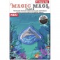 Magic Mags Delfin Flash cserélhető, villogó matricák, Step by Step SPACE, CLOUD táskákhoz