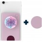PopSockets PopWallet + Blush Pink, kártya / névjegykártya stb. Tokja, beépített PopGrip Ge