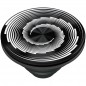PopSockets PopGrip Gen.2, Backspin Endless Waves, forgó (golyóscsapágy), fekete / fehér