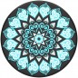 PopSockets PopGrip Gen.2, Peace Mandala Sky, türkiz mandala