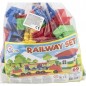 Kit vonat műanyag vagonokkal 69db