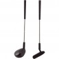 Minigolf szett fém / műanyag 2 oszlop 28cm kiegészítőkkel