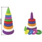 Piramis puzzle gyűrűkkel