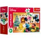 Minipuzzle Christmas Mickey-vel 54 darab 4 féle