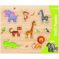 ZOO kirakós / Puzzle board kontúr állatok ZOO fóliában