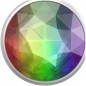 PopSockets PopGrip Gen.2, Disco Crystal Rainbow, 3D disco ball rainbow