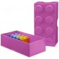 LEGO snack doboz 100 x 200 x 75 mm rózsaszín