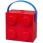 LEGO doboz fogantyúval - piros
