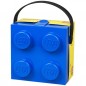 LEGO doboz fogantyúval - kék