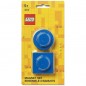 LEGO mágnesek, 2 db-os készlet kék
