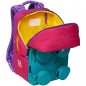 LEGO Pink / Purple Petersen - iskolai hátizsák és LEGO zselés toll minifigurával ajándékba