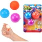 Labda mini antistressz slime 3db zselés szilikon 4cm