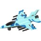 Repülőgép / vadászgép fém / műanyag 11 cm a behúzáshoz 4 színben
