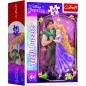 Trefl Minipuzzle Gyönyörű hercegnők/Disney hercegnő 54 darab 4 fajta