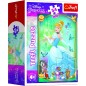 Trefl Minipuzzle Gyönyörű hercegnők/Disney hercegnő 54 darab 4 fajta