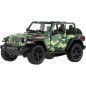 Autó Kinsmart Jeep Wrangler Camo Edition visszahúzahtó