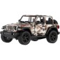 Autó Kinsmart Jeep Wrangler Camo Edition visszahúzahtó