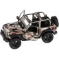 Autó Kinsmart Jeep Wrangler Camo Edition visszahúzahtó
