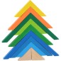 Játék kiegyensúlyozó fa 16 darab színes