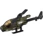 Helikopter/helikopter fém/műanyag 10cm színkeverék