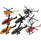 Helikopter/helikopter fém/műanyag 10cm színkeverék