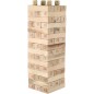Játék fa torony 48 darab puzzle