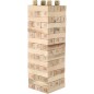 Játék fa torony 48 darab puzzle