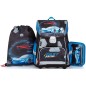 Oxybag Premium Autó 23 iskolatáska 3db. szett, füzettartó box ajándékba