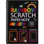 Scratch/Scratch jegyzetfüzet szivárvány 10 lapos