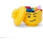 LEGO tárolófej (mini) - kacsintó fiú