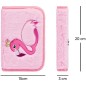 BAAGL Iskolai tolltartó klasszikus két patentos Flamingó