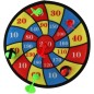 Tépőzáras célszerszám szövet/műanyag 30cm darts 4db + golyók 2db