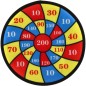 Tépőzáras célszerszám szövet/műanyag 30cm darts 4db + golyók 2db