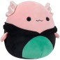 SQUISHMALLOWS Axolotl fekete macska jelmezben - Archie