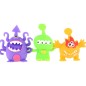 Alien/Monster anti-stressz kinyomható iszap 8-9cm 3 színben