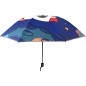Esernyő Vesmír összecsukható szövet/fém 25cm kék