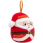 SQUISHMALLOWS Karácsonyi dísz Mikulás szemüveggel - Nick, 10 cm