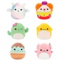 Micromallows 6Pack - Axolotl, Klaun, Lamo-pegakorn, Kaktusz, Agama, Cupcake