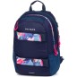OXY Sport Flowers Blue + etue diák hátizsák