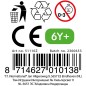 Anti-stressz karkötő, összenyomható sztreccs szilikon, 11cm, 6 szín
