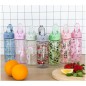 BAAGL Tritan kulacs szívószállal Paws 500 ml