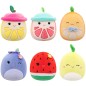 SQUISHMALLOWS Rejtély illatú plüssjáték, 13 cm - gyümölcs