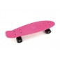 Gördeszka - pennyboard 60cm teherbírás 90kg, fém tengelyek, rózsaszín, fekete kerekek