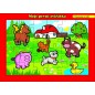 Puzzle tábla Az első állataim farm 26x17cm 24 darab MPZ