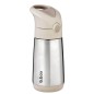Szívószálas termosz 350 ml – bézs