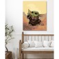 BABY YODA - gyémántfestés kereten 40x50 cm