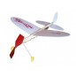 Repülőgép Szúnyog gumidobó modell polisztirol/fa 38x31cm